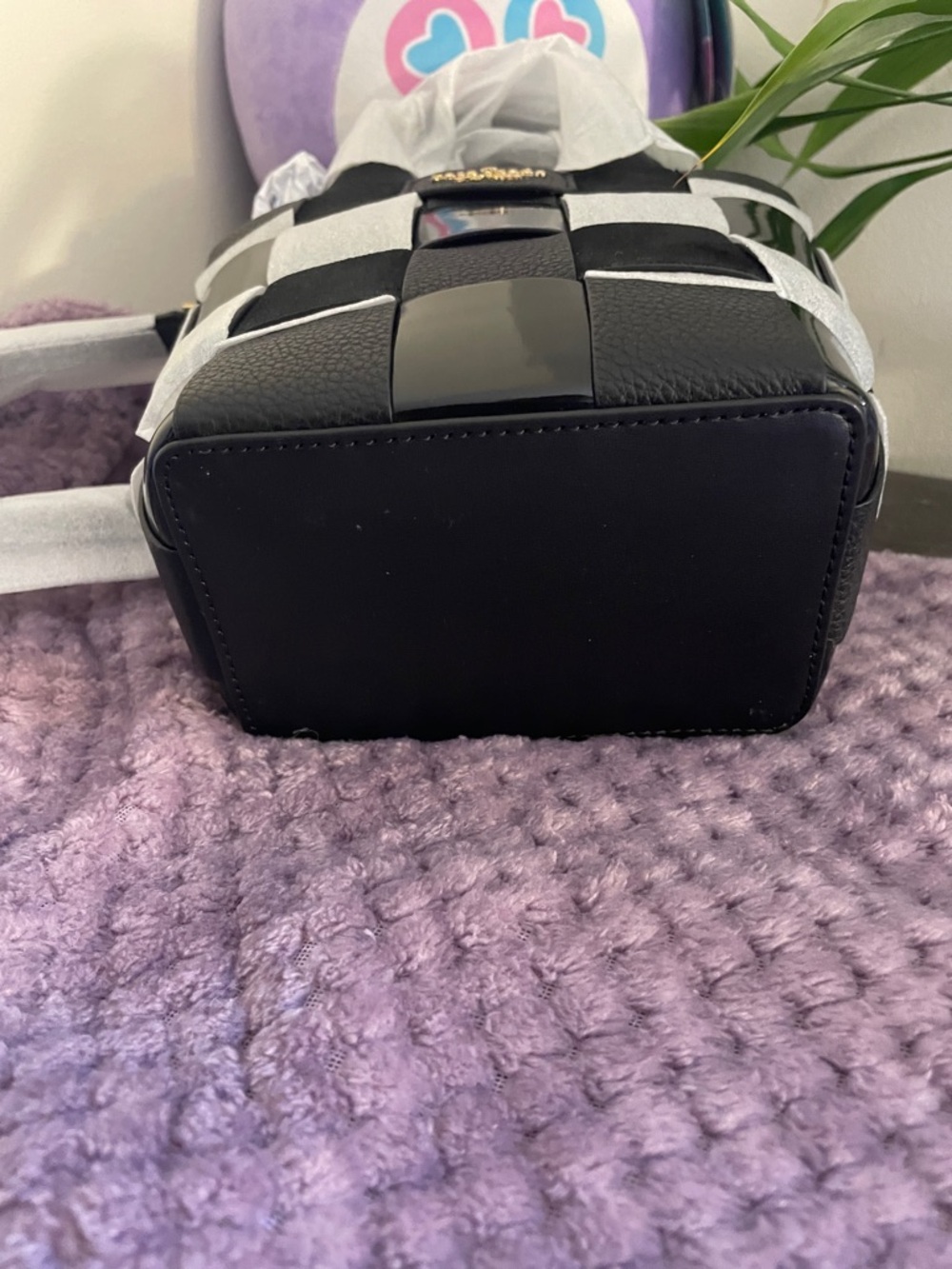 KATE SPADE Black Patent Mini Tote -NWT - Picture 6 of 6